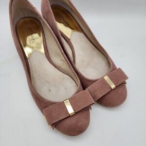 Michael Kors Women's Pink Suede Flats